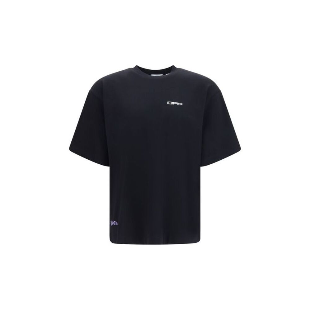 Off-White Black Cotton Men's T-Shirt